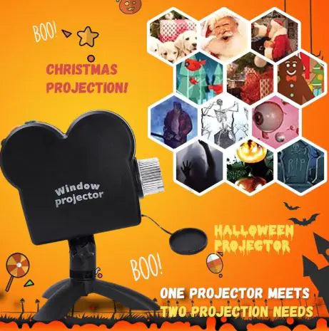 Christmas Halloween Window Projector
